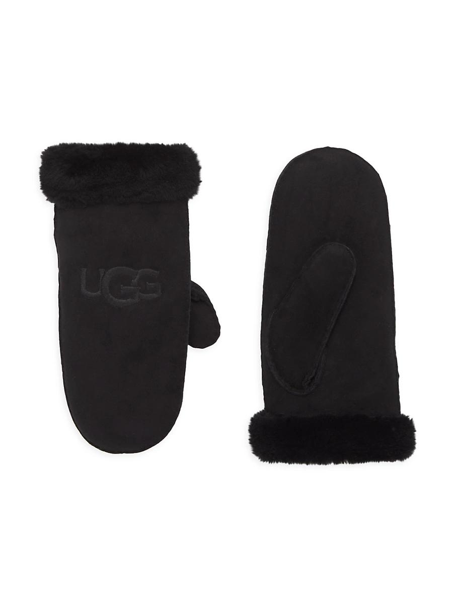 UGG Womens Sheepskin Embroider Mitten Product Image
