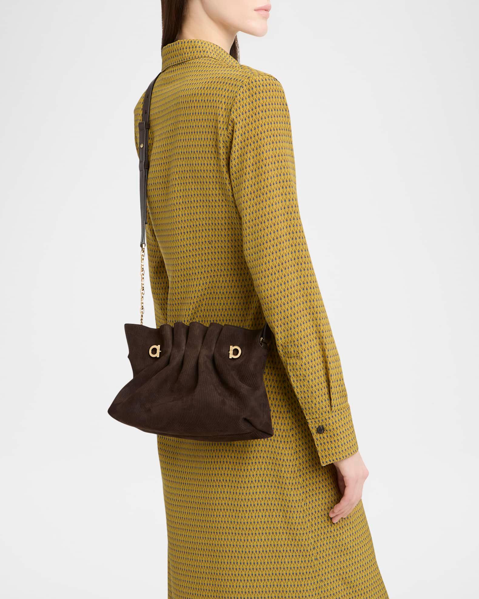 Piercing Suede Corduroy Shoulder Bag Product Image