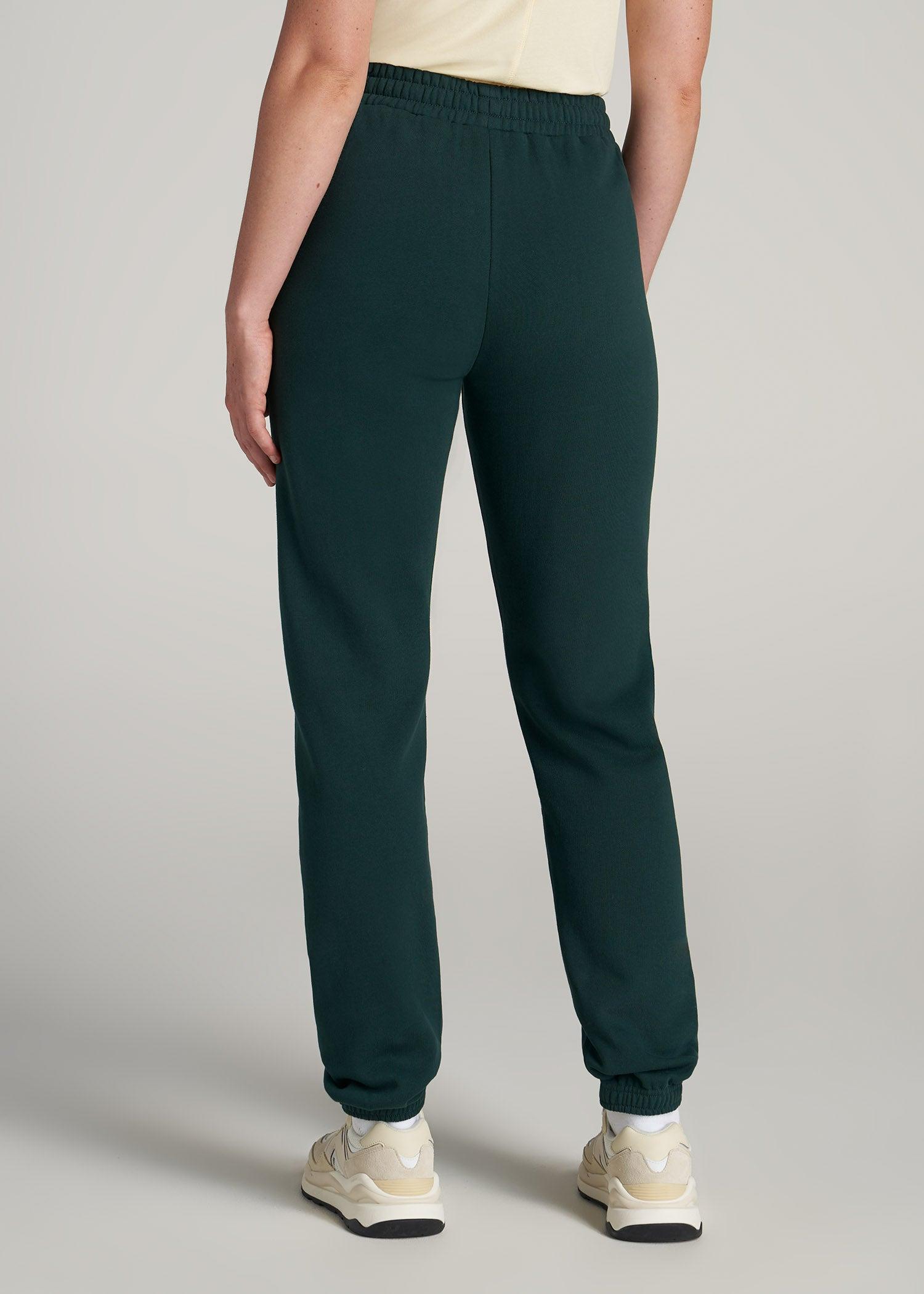 Wearever Fleece Relaxed Sweatpants for Tall Women in Emerald Female Product Image