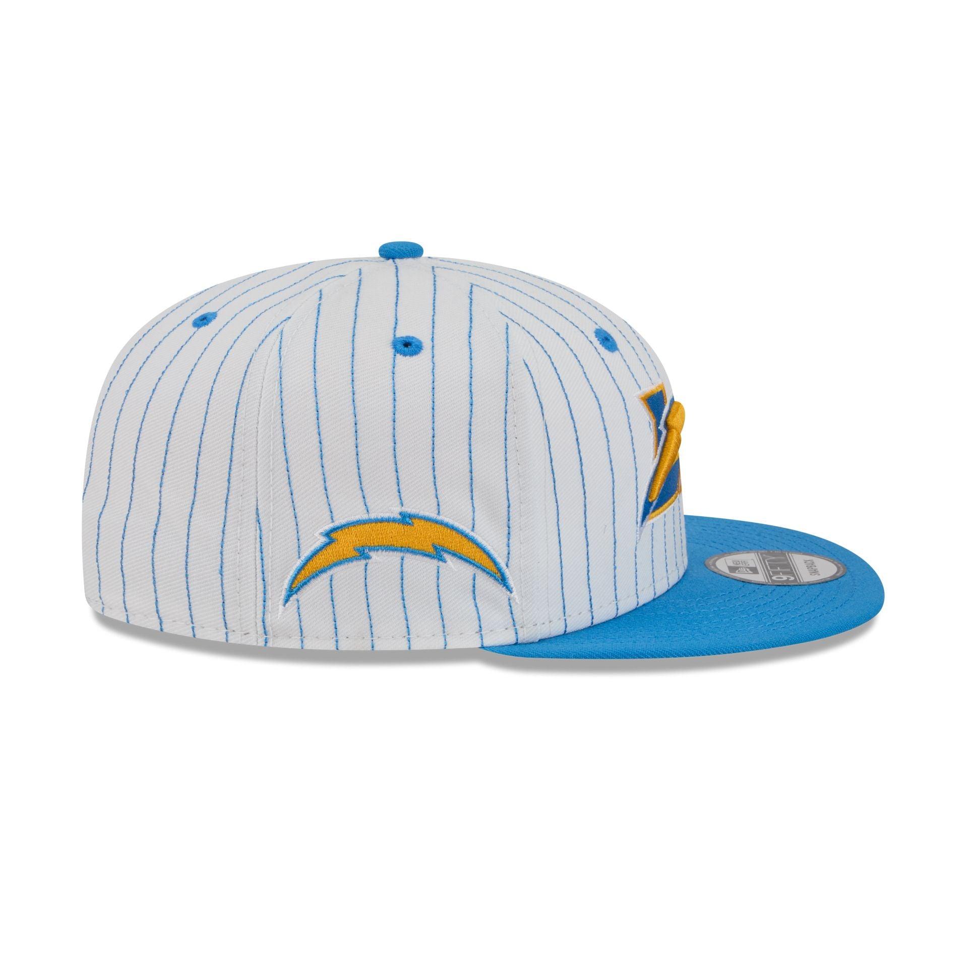 Los Angeles Chargers Deceptor Pinstripe 9FIFTY Snapback Hat Male Product Image