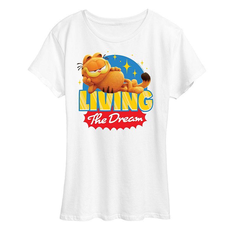 Women's The Garfield Movie Living The Dream Graphic Tee,  Product Image