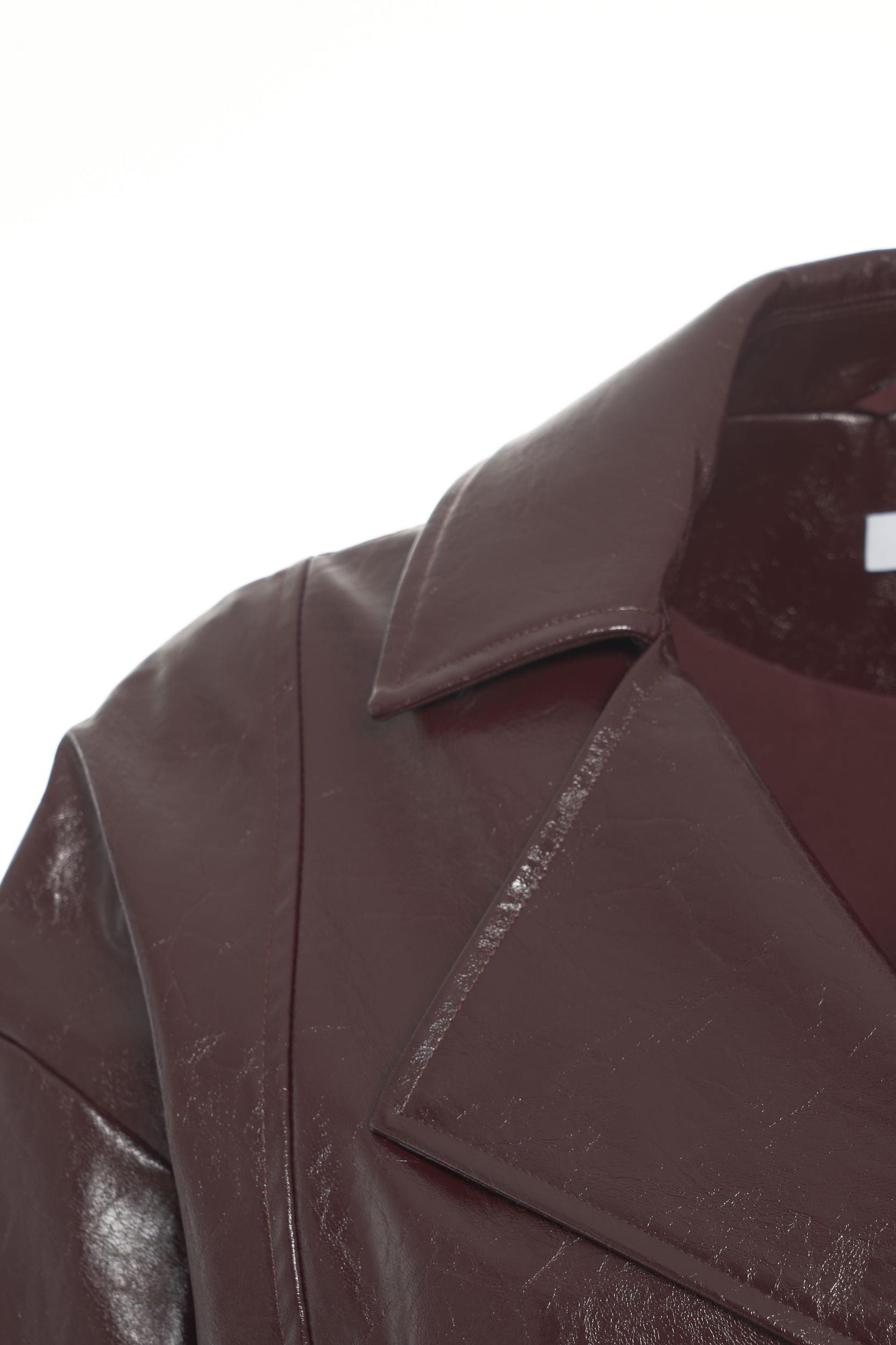 Faux Leather Jacket Product Image
