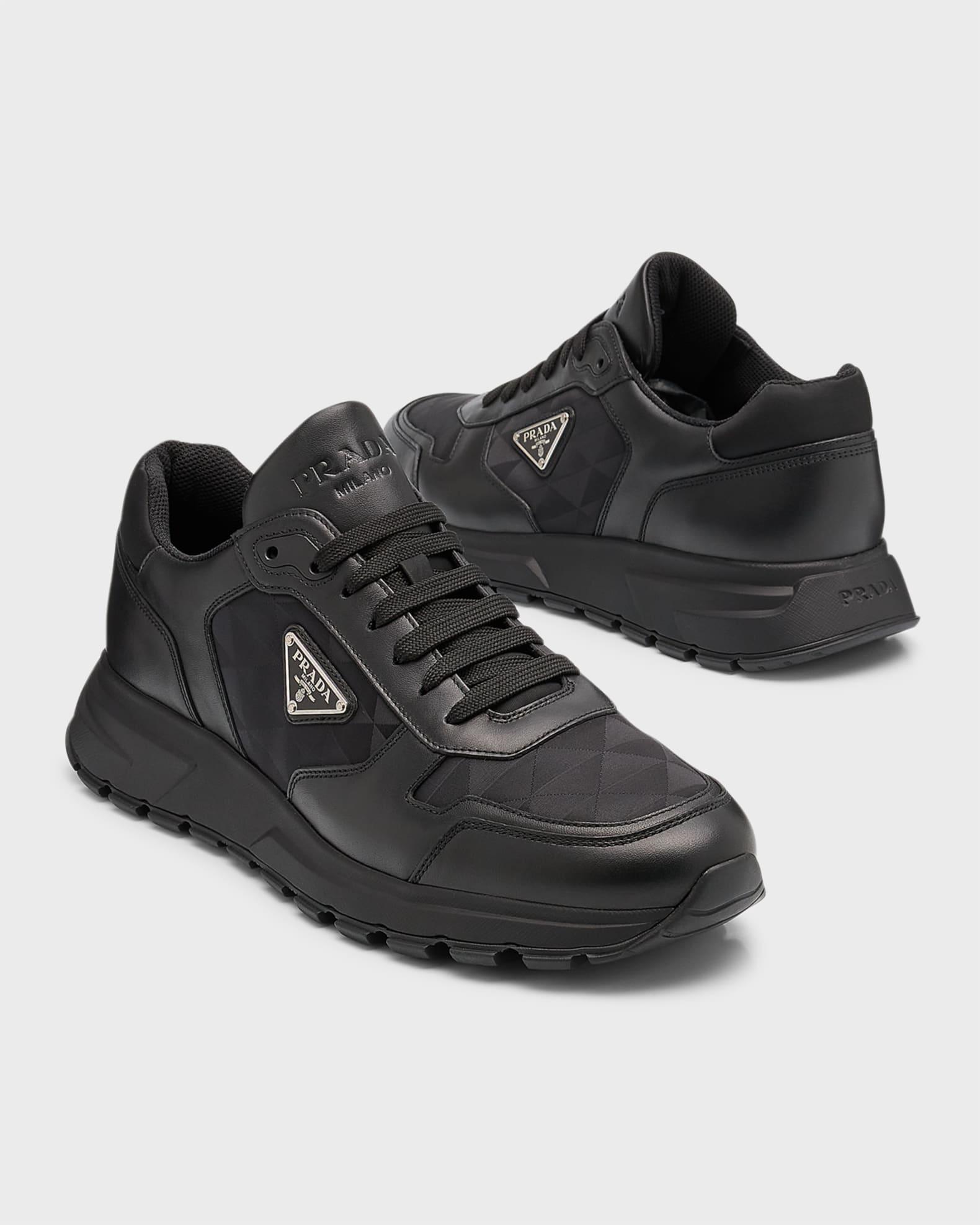 Men's Prax Triangle Logo Runner Sneakers  Product Image