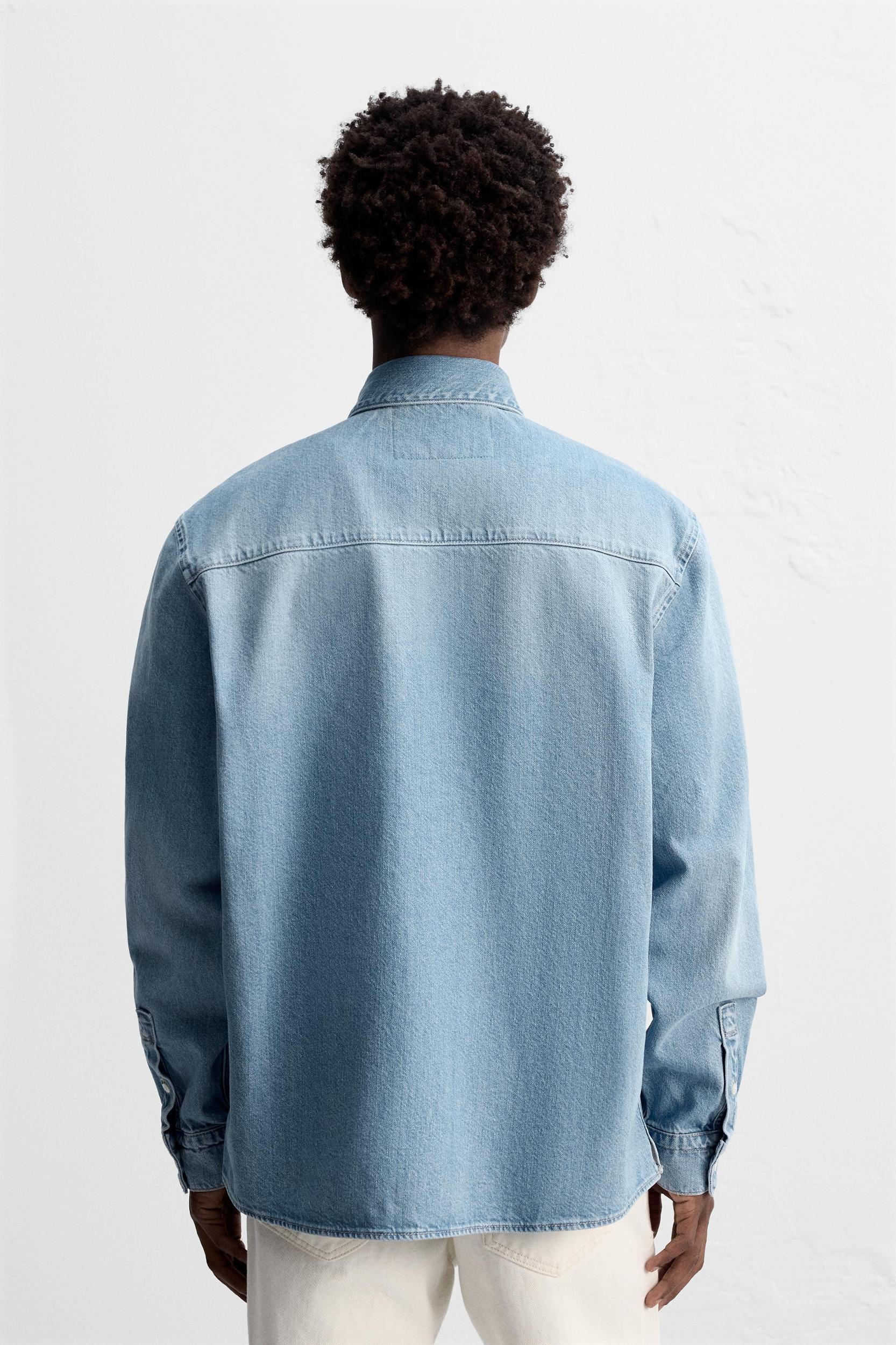 POCKET DENIM SHIRT Product Image