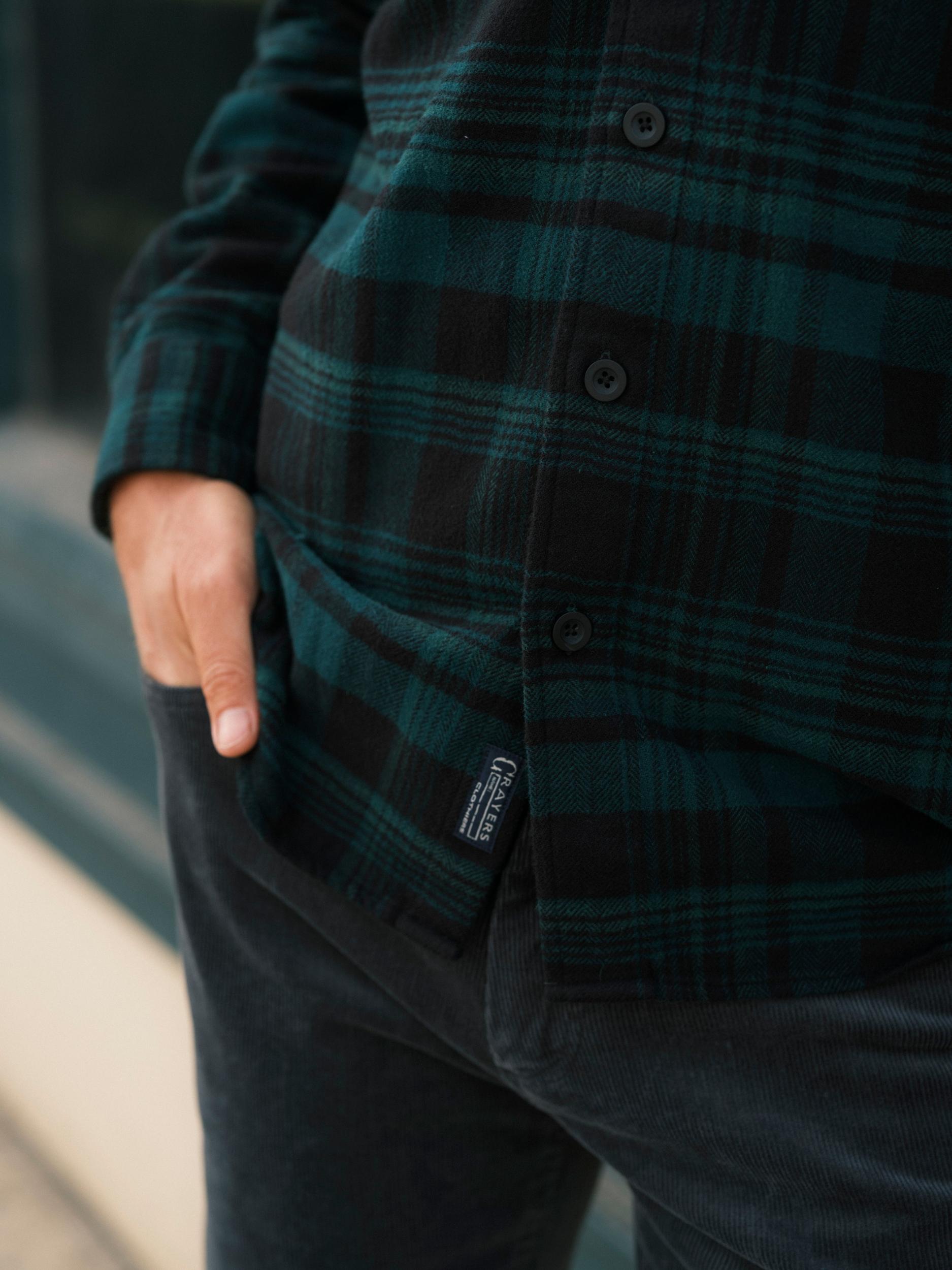 Herringbone Heritage Flannel - Sycamore Green Product Image