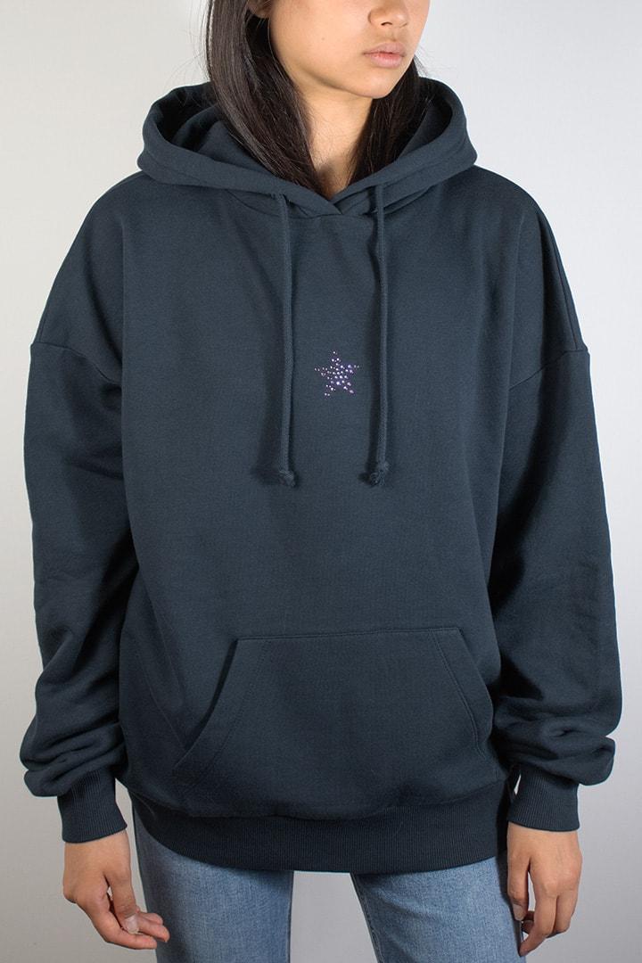 Star rhinestone hoodie Product Image