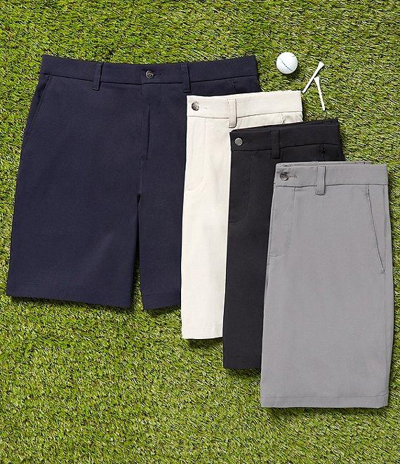 Callaway Classic Fit Flat Front Opti-Stretch Active Waistband Solid 9#double; Inseam Shorts Product Image