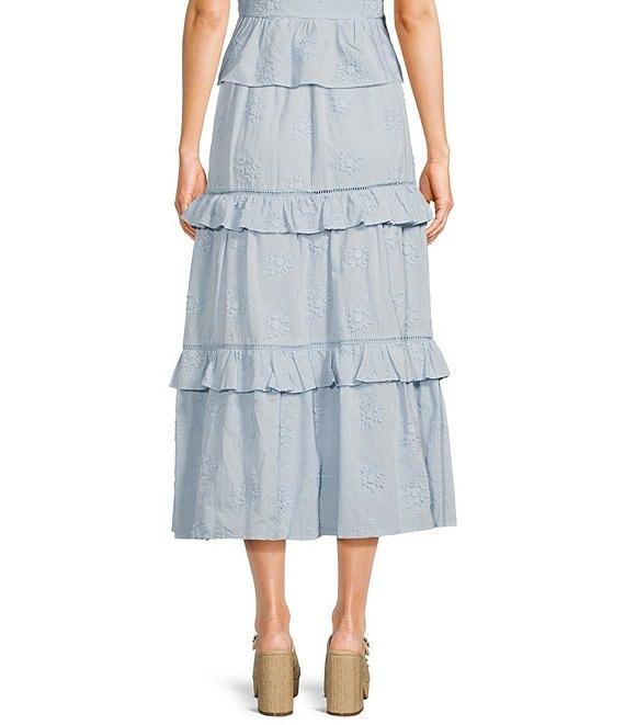 GB 3D Lace Coordinating Midi Skirt Product Image