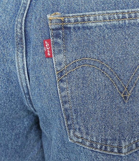 Levi's® Mid Rise Baggy Fit Denim Long Shorts Product Image
