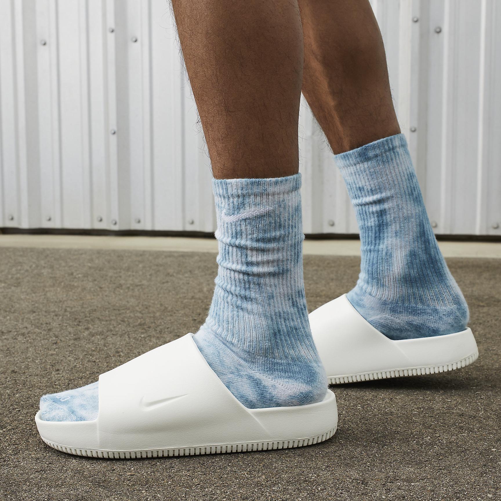Nike Mens Nike Calm Slides - Mens Shoes Sail/Sail Product Image