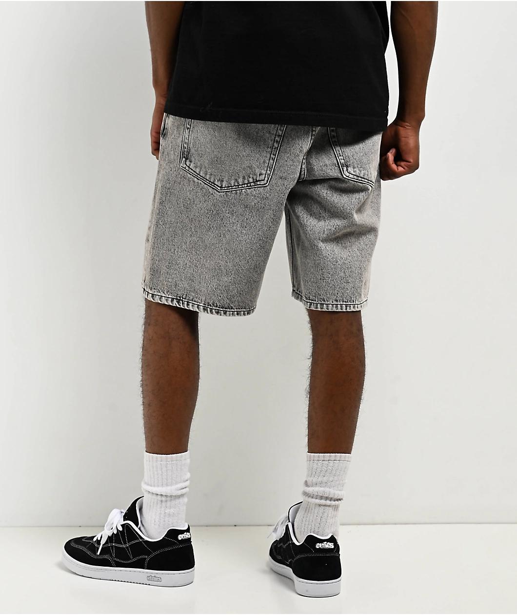 Empyre Colby Loose Fit Denim Skate Shorts Product Image