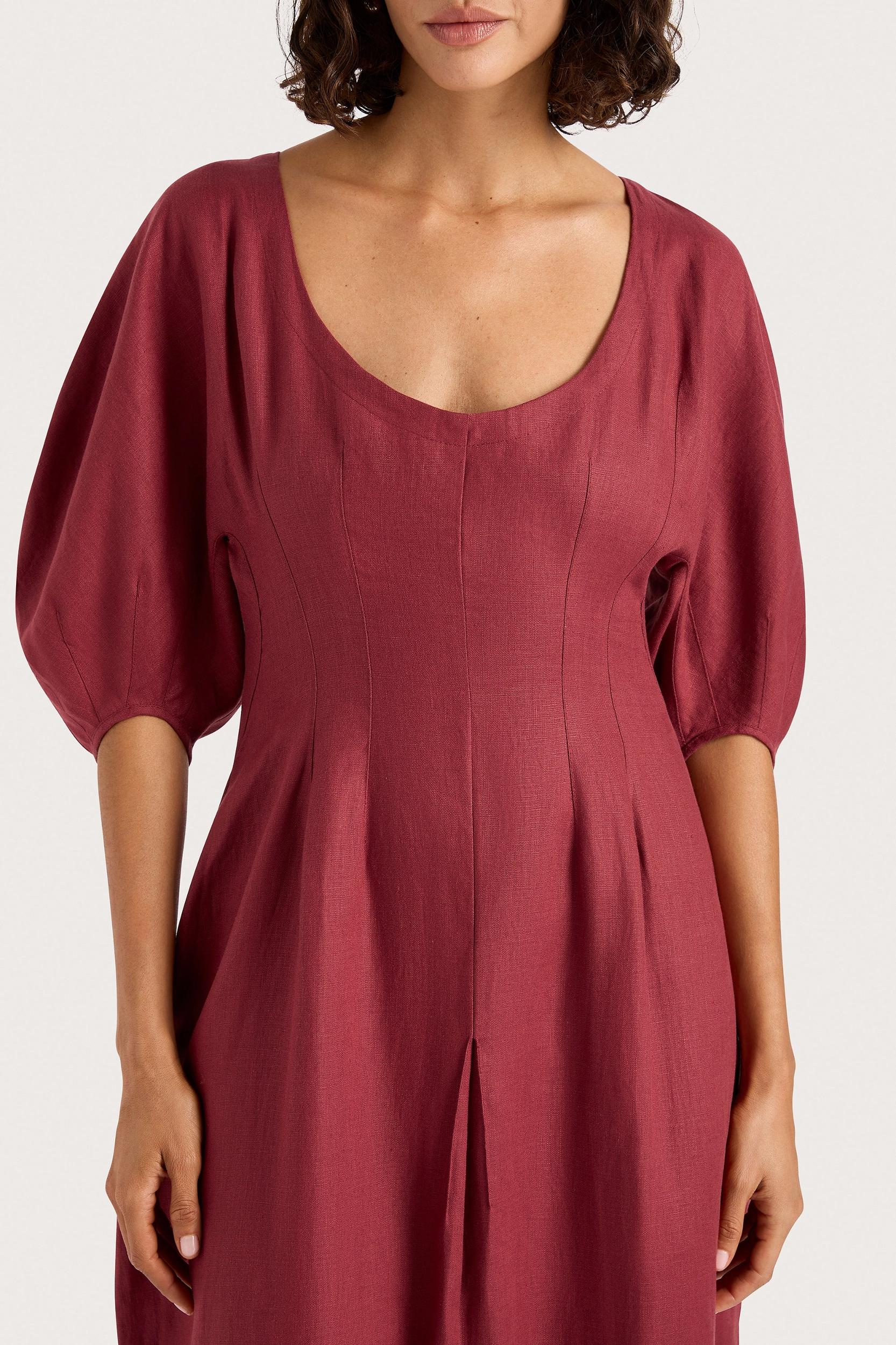 Cabo String One Piece Wine - Final Sale Product Image