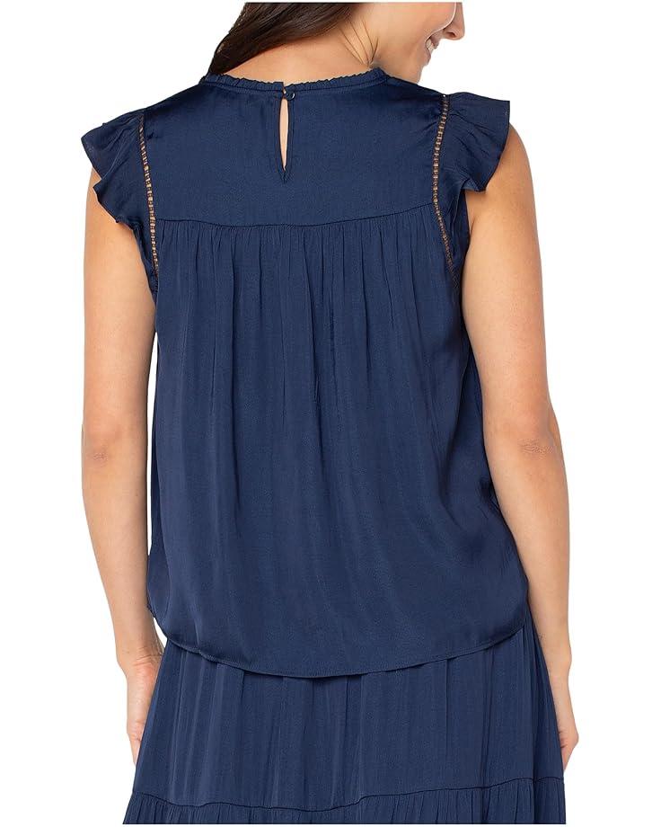 Boat Neck Dolman Jersey Knit Top with Shoulder Pleats Product Image