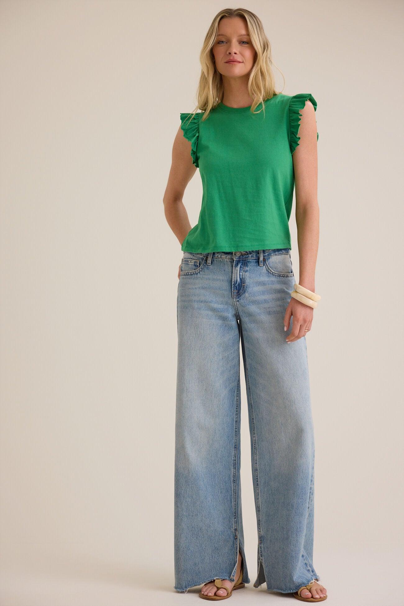 Elaine Ruffle Top Product Image
