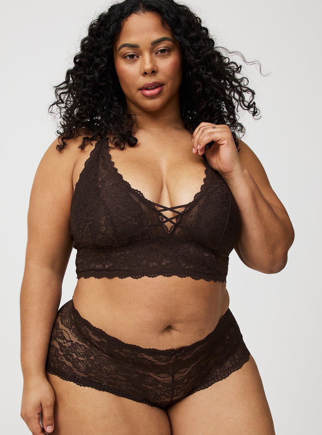 Mid-Rise Simply Lace Cheeky Panty Product Image