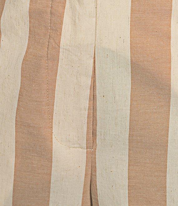 COREY LYNN CALTER Wallis Woven Stripe Print High Rise Pant Product Image