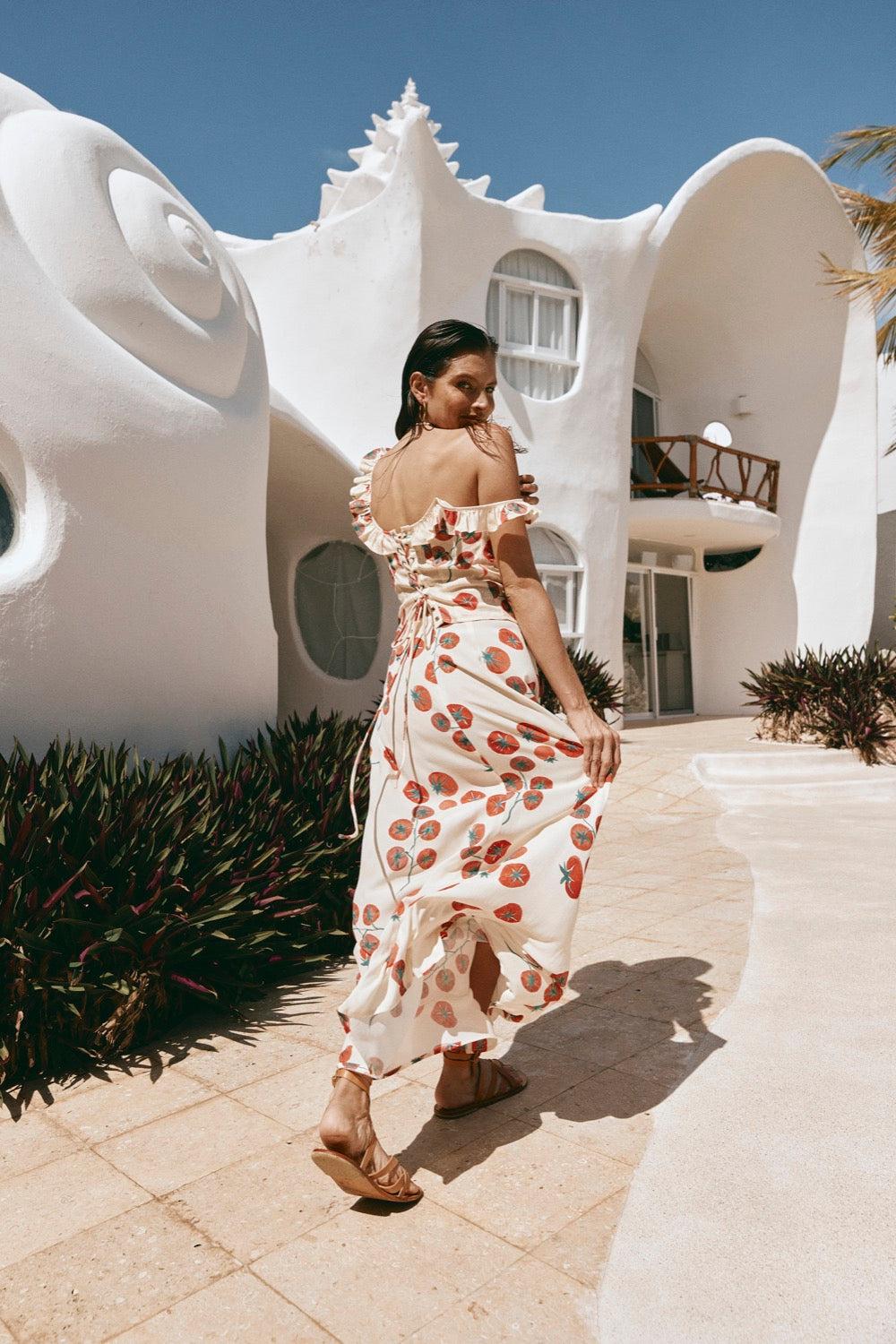 Brie Midi Skirt Roma Product Image