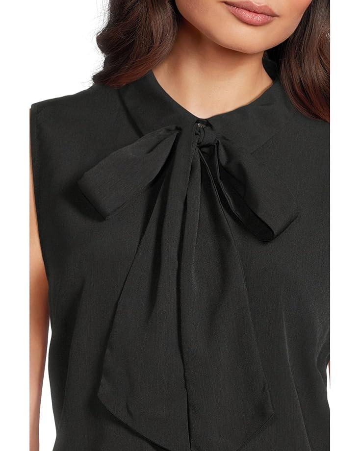 Double Flutter Short Sleeves Hidden Placket Blouse Product Image