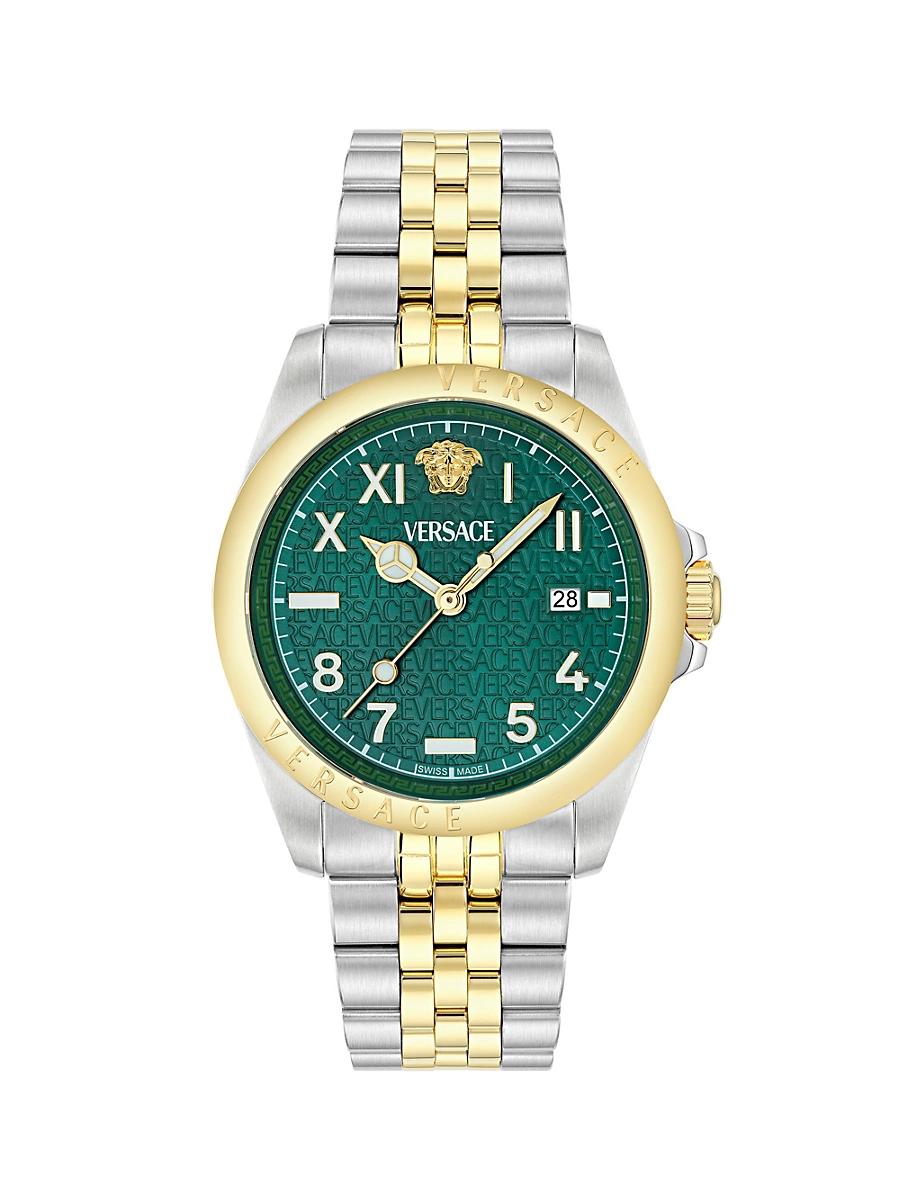 Mens Anteo Two-Tone Stainless Steel Bracelet Watch/41MM Product Image