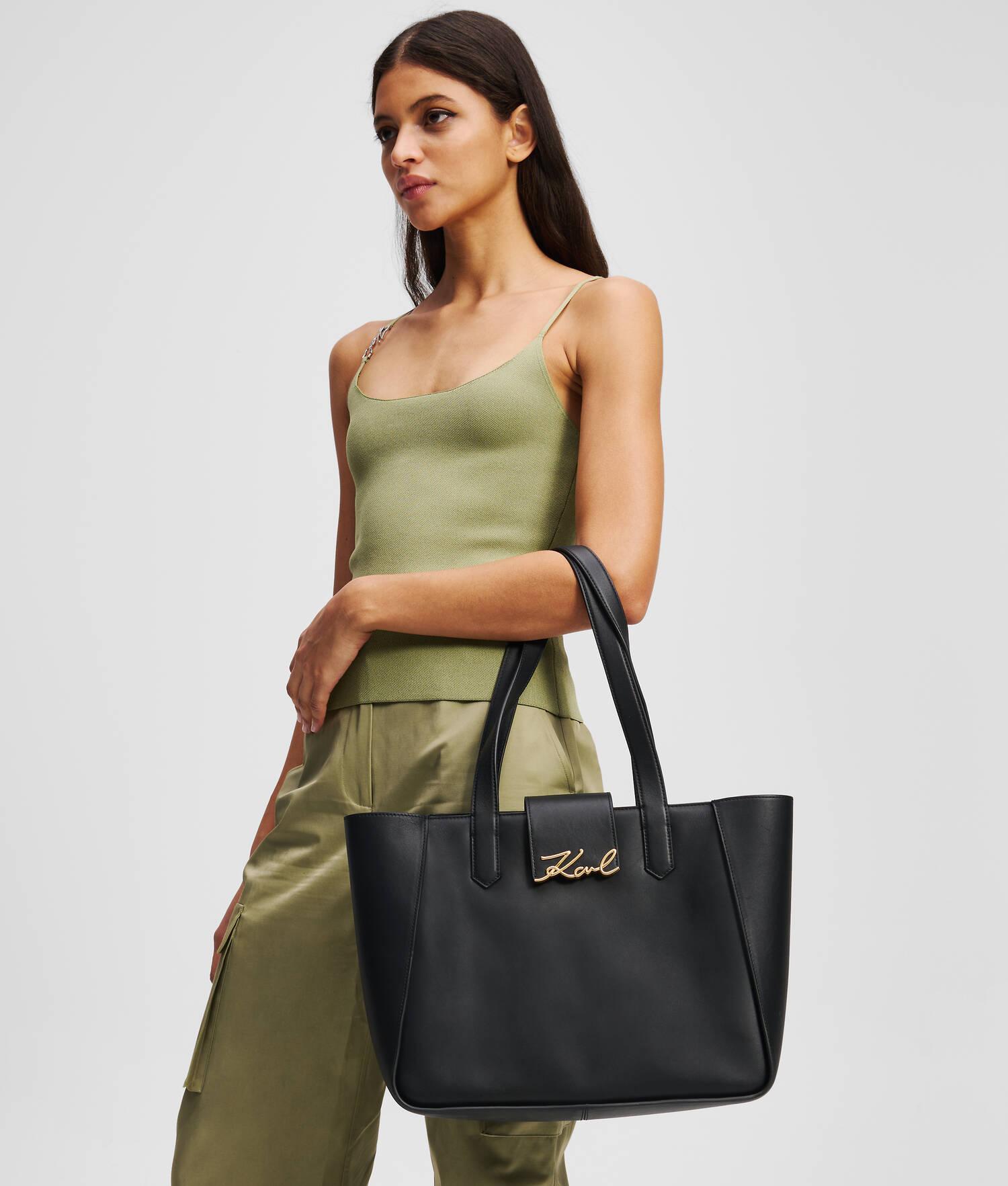 K/SIGNATURE MEDIUM TOTE BAG Product Image