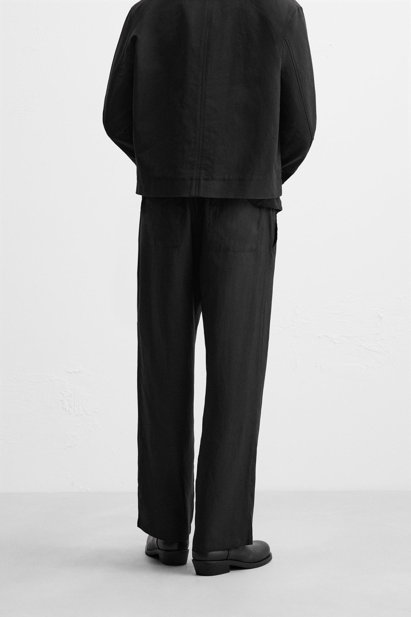 RELAXED FIT FLOWY PANTS Product Image