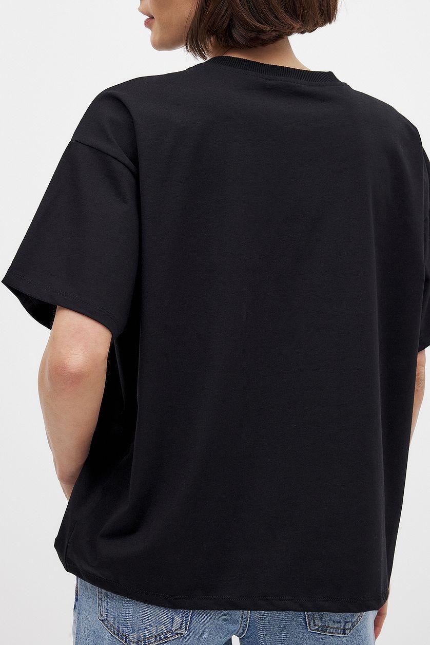 Round Neck Oversized Heavy Tee Product Image