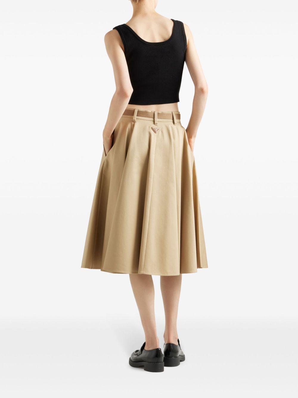 chino midi skirt Product Image