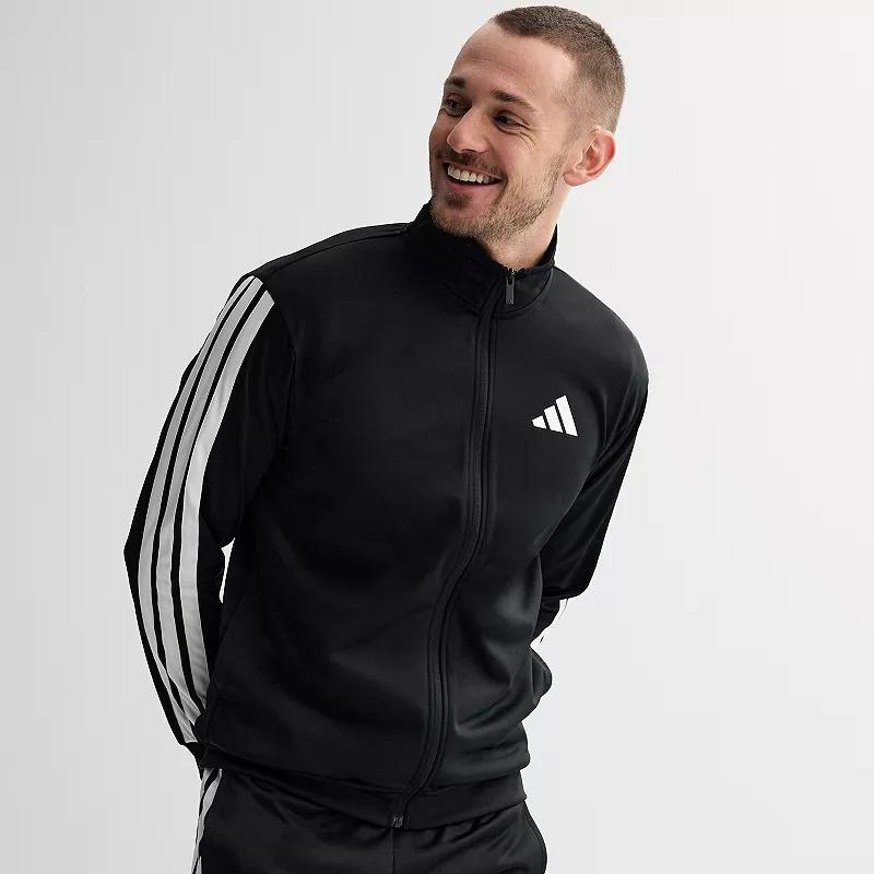 Men's adidas 3-Stripes Tricot Regular Sportswear Track Jacket,  Product Image
