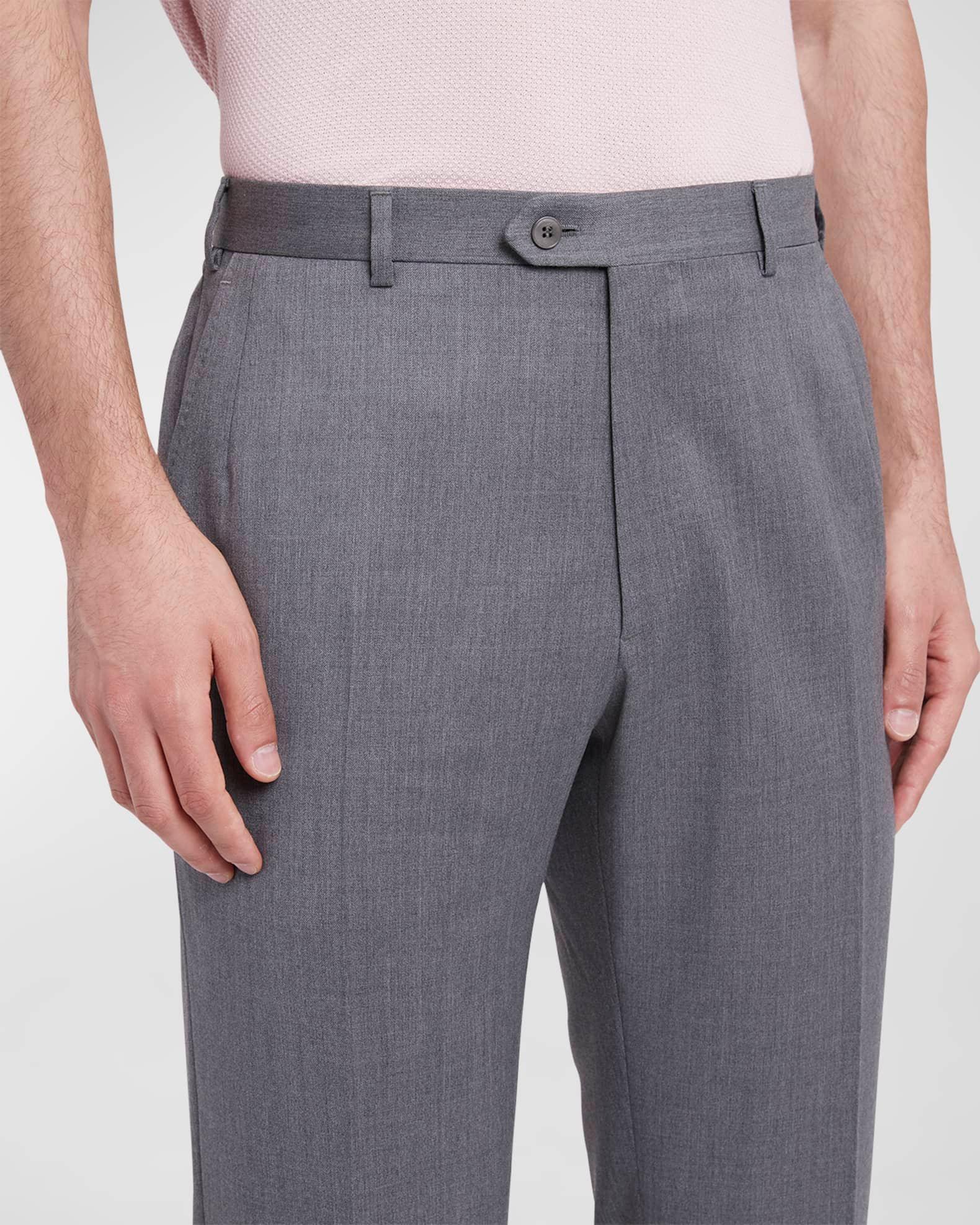 Men's Wool Twill Trousers Product Image