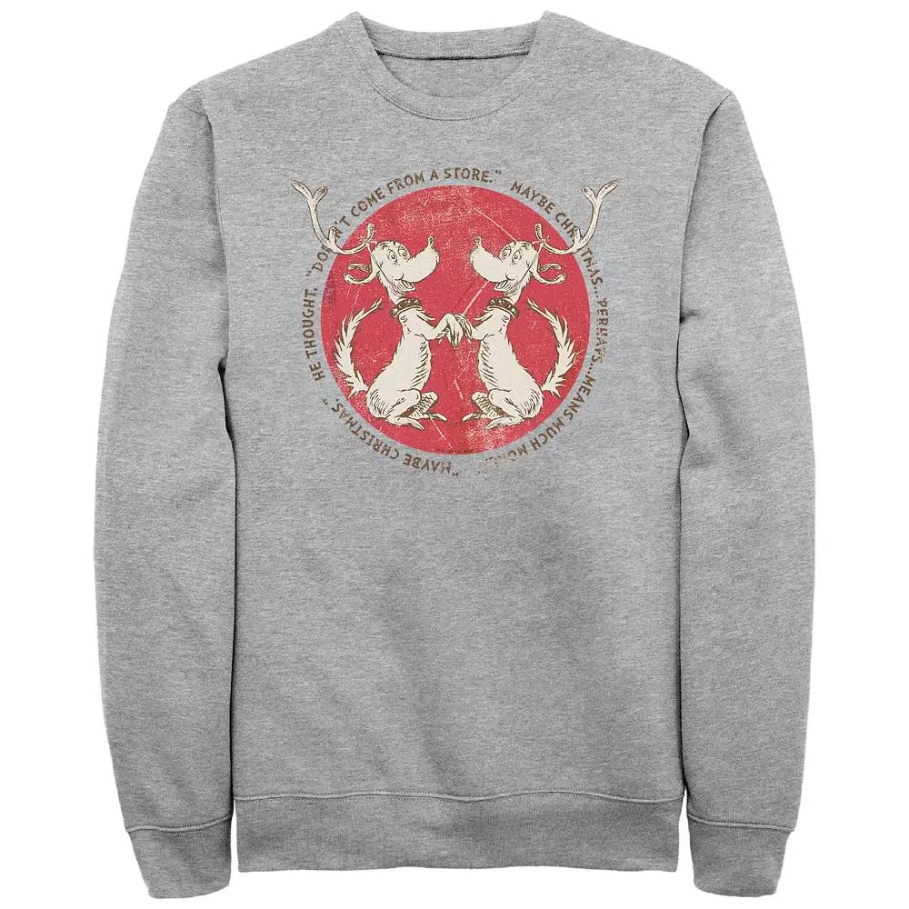 Big & Tall Dr. Seuss Grinch Maybe Christmas Means Much More Graphic Fleece, Men's,  Product Image
