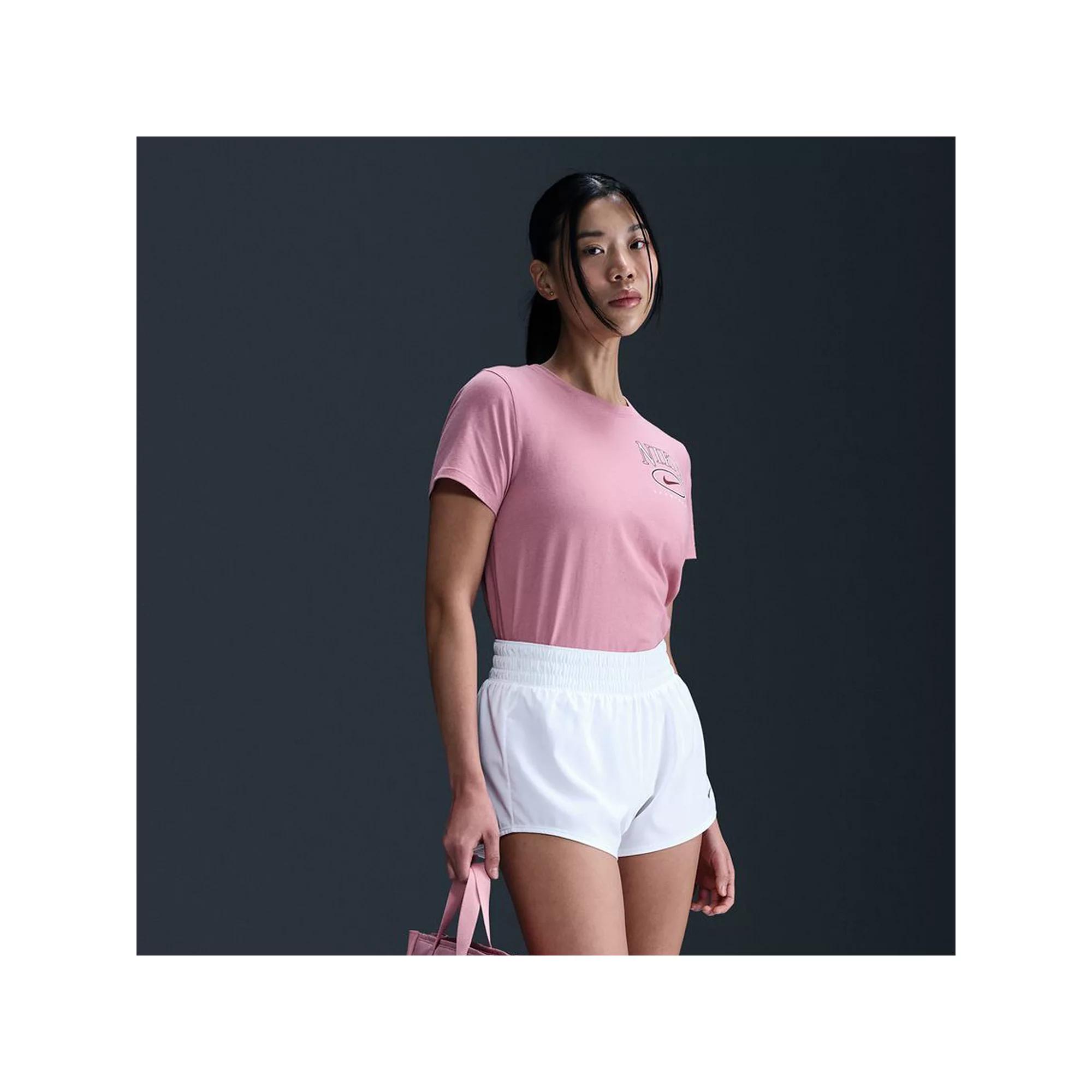 Women's Nike Chest Logo Sportswear Club Tee, Size: Large, Elemental Pink Product Image