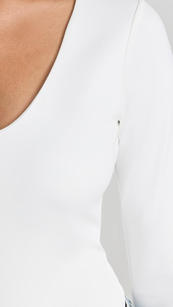 Good American Scuba Scoop Thong Bodysuit | Shopbop Product Image