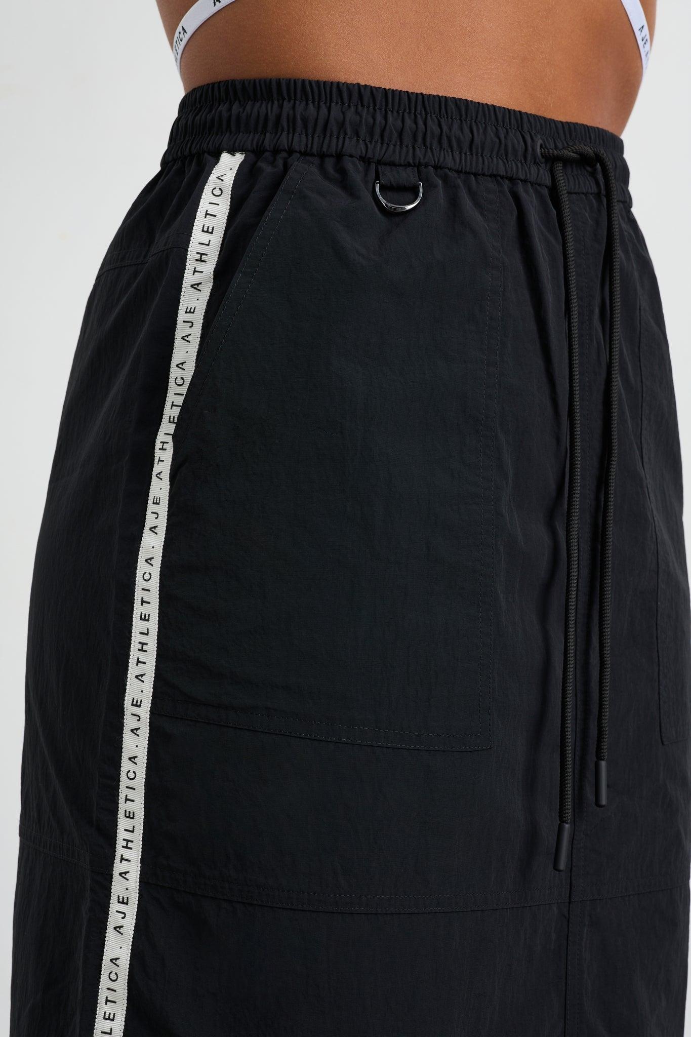 Logo Tape Spray Midi Skirt 647 Product Image