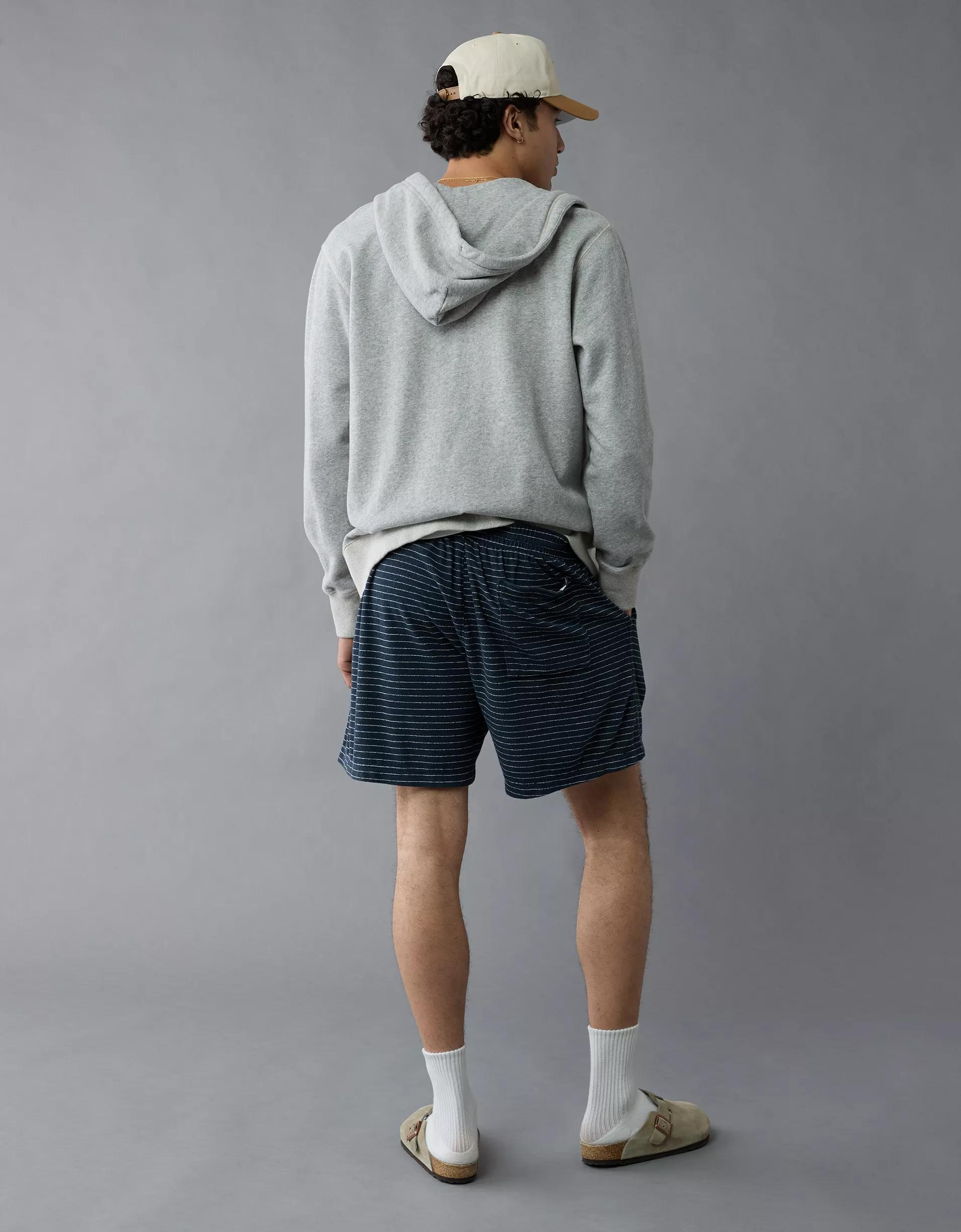 AE Sofa Surfin' Terry Striped Lounge Short Product Image