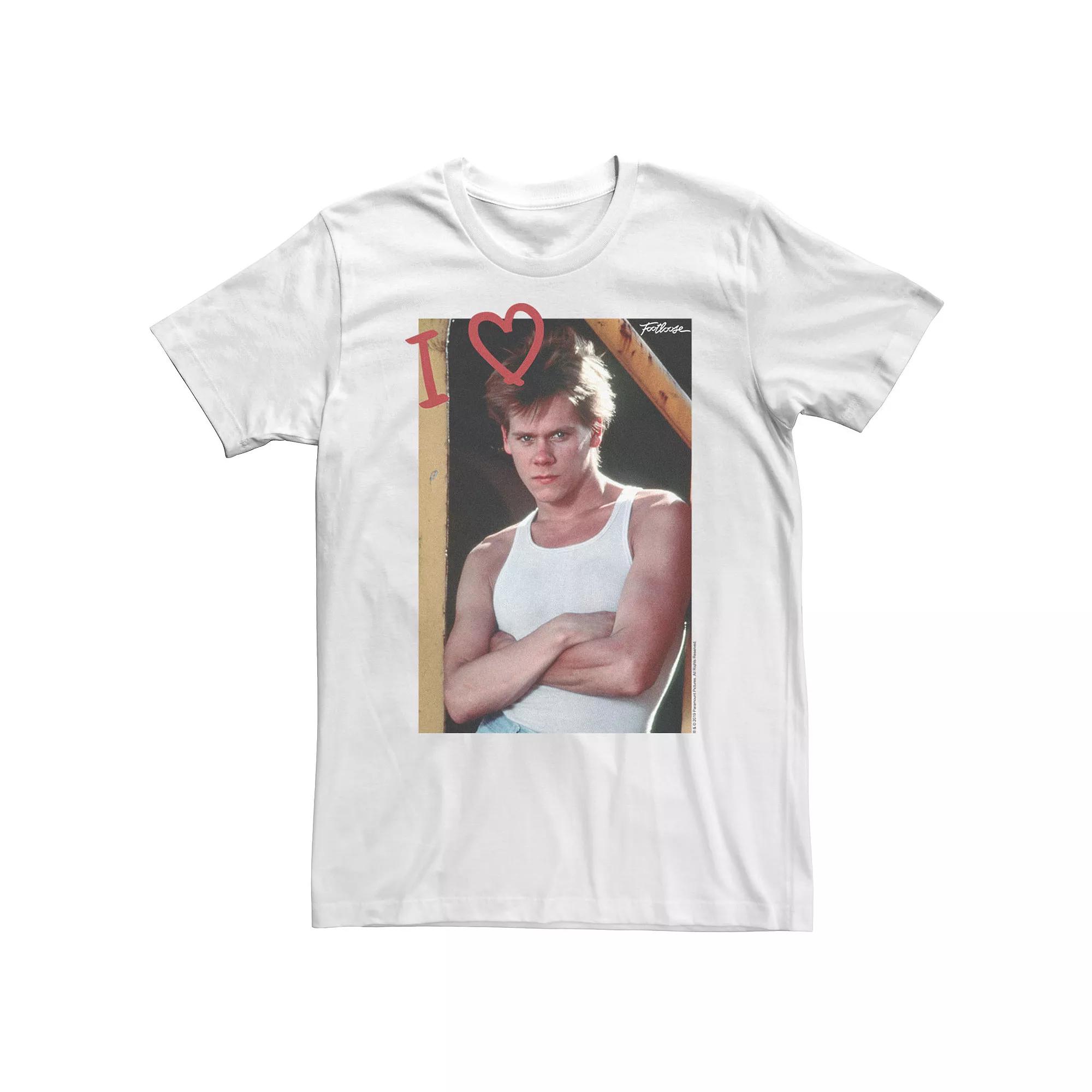 Big & Tall Footloose I Heart Bacon Vintage Graphic Tee, Men's,  Product Image