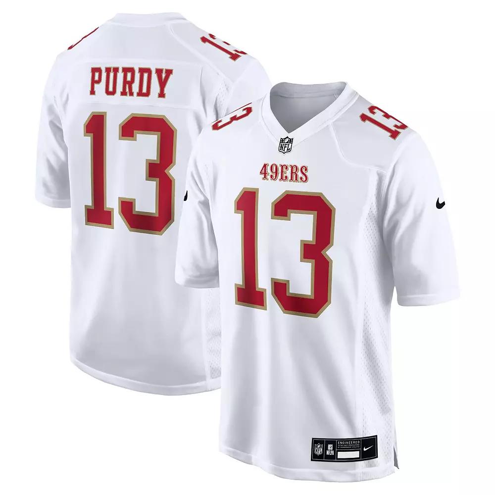 Men's Nike Brock Purdy Tundra White San Francisco 49ers Fashion Game Jersey,  Product Image