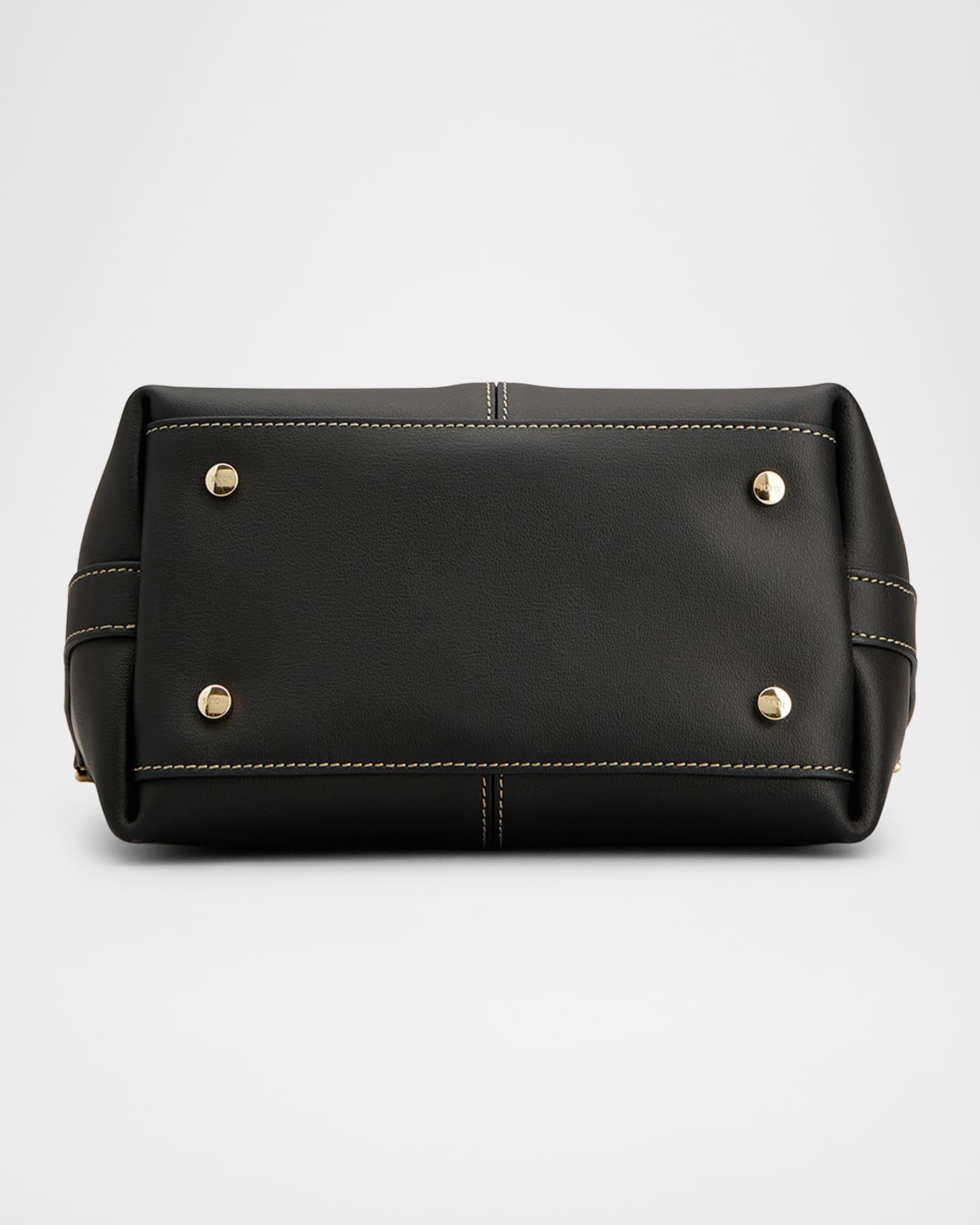 Mini Leather Tote Shopping Bag Product Image