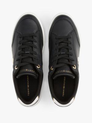 Monogram Leather Court Sneaker Product Image