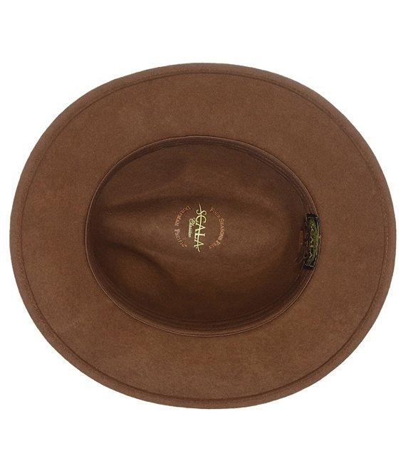 Dorfman Milano Scala Water Repellent Wool Felt Safari 2 1/2#double; Brim Hat Product Image