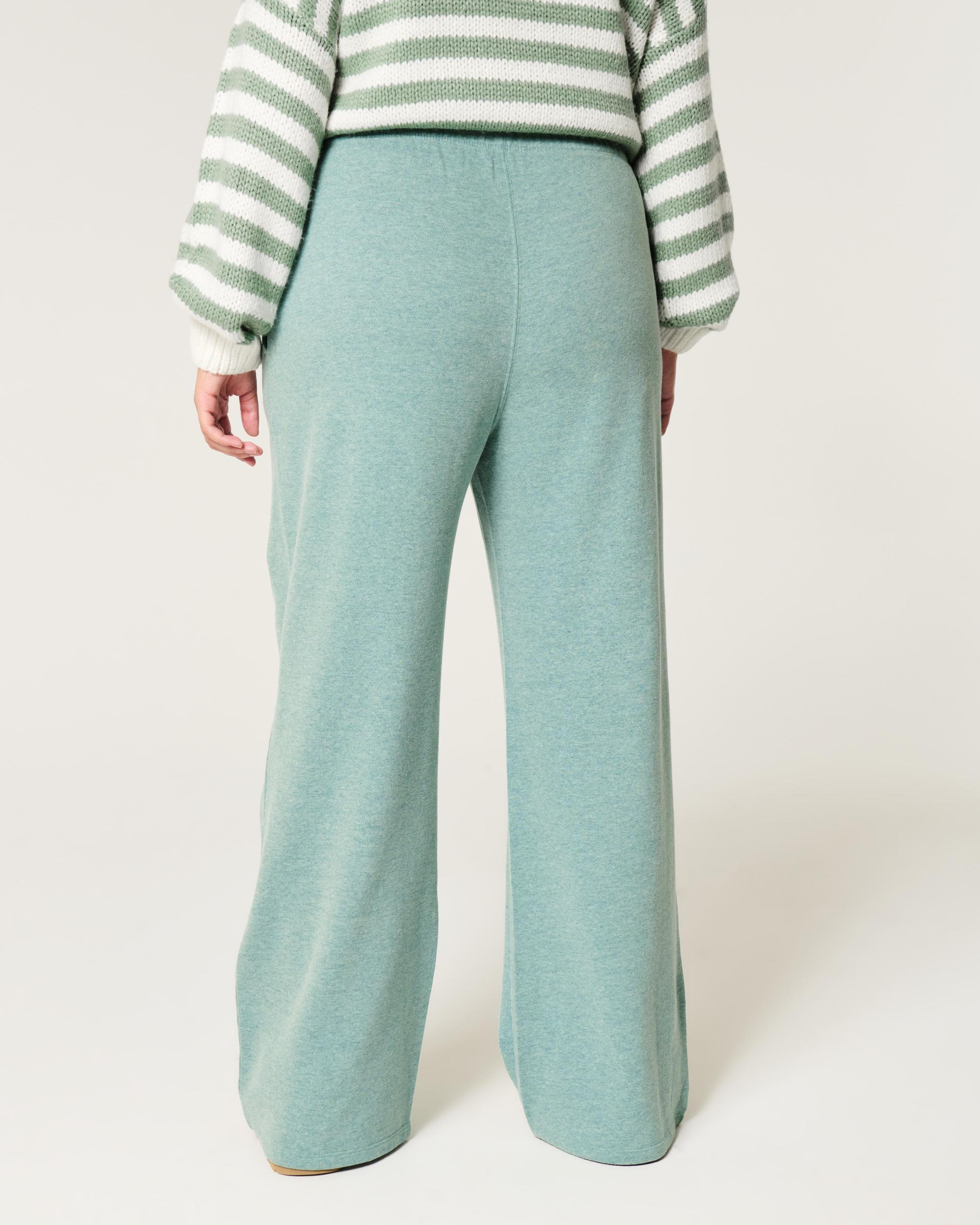 Hollister Feel Good Fleece Wide-Leg Pants Product Image