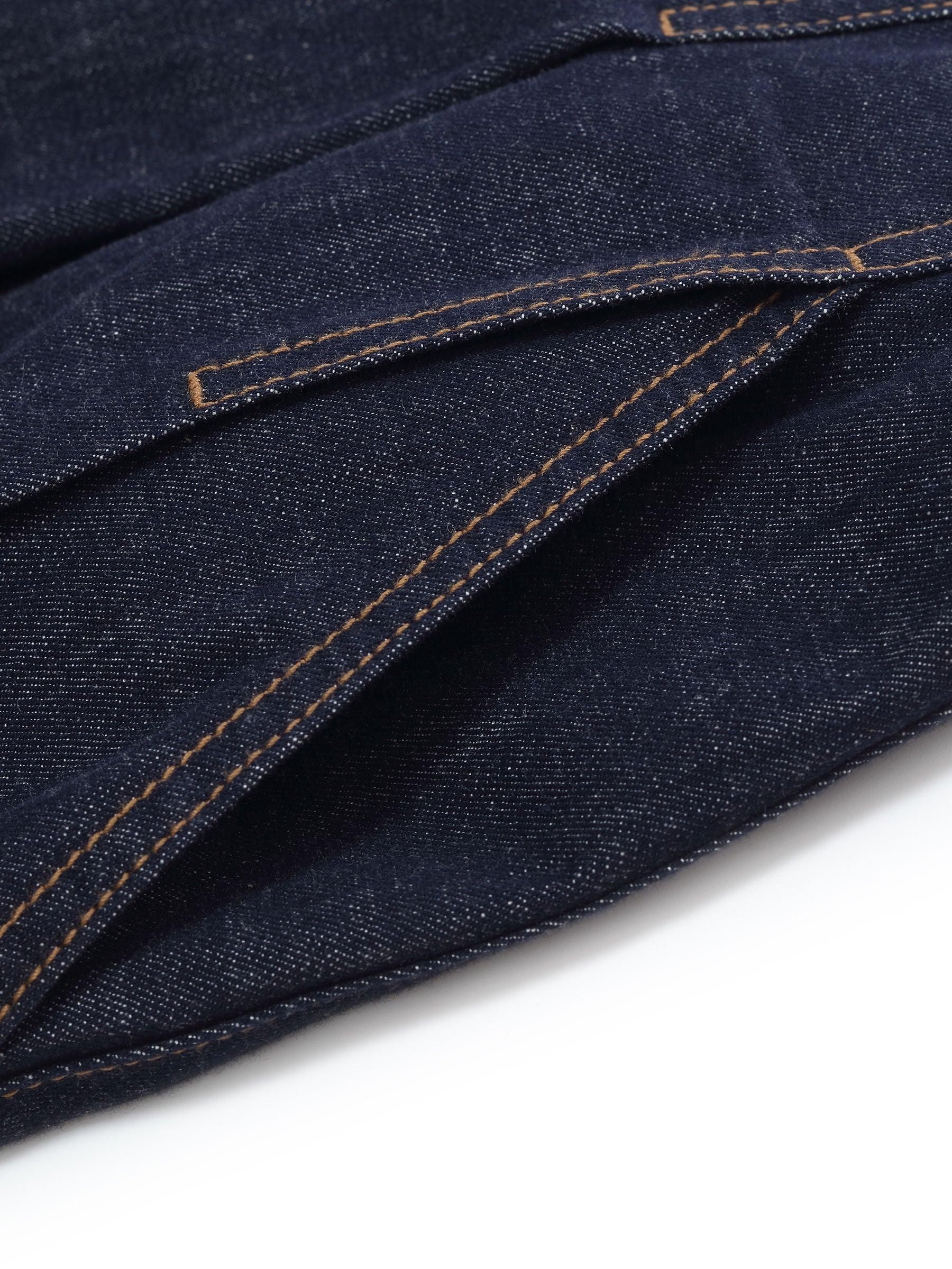 100% Cotton Denim Women Culottes With Belt Product Image