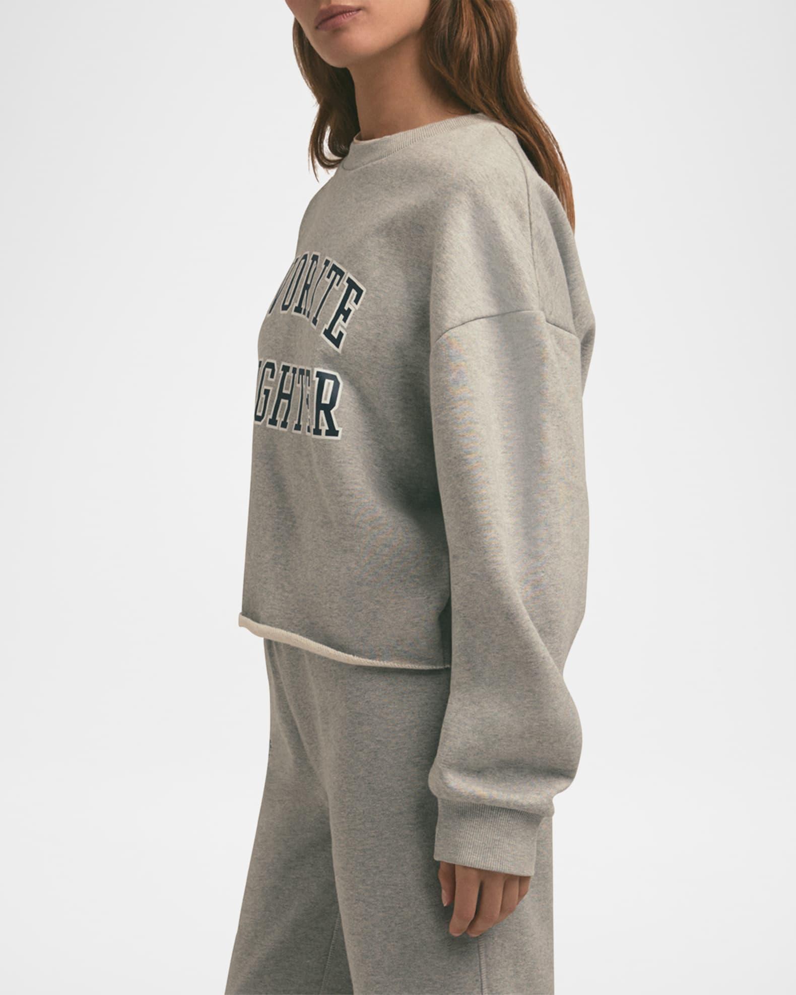 Cropped Collegiate Sweatshirt Product Image