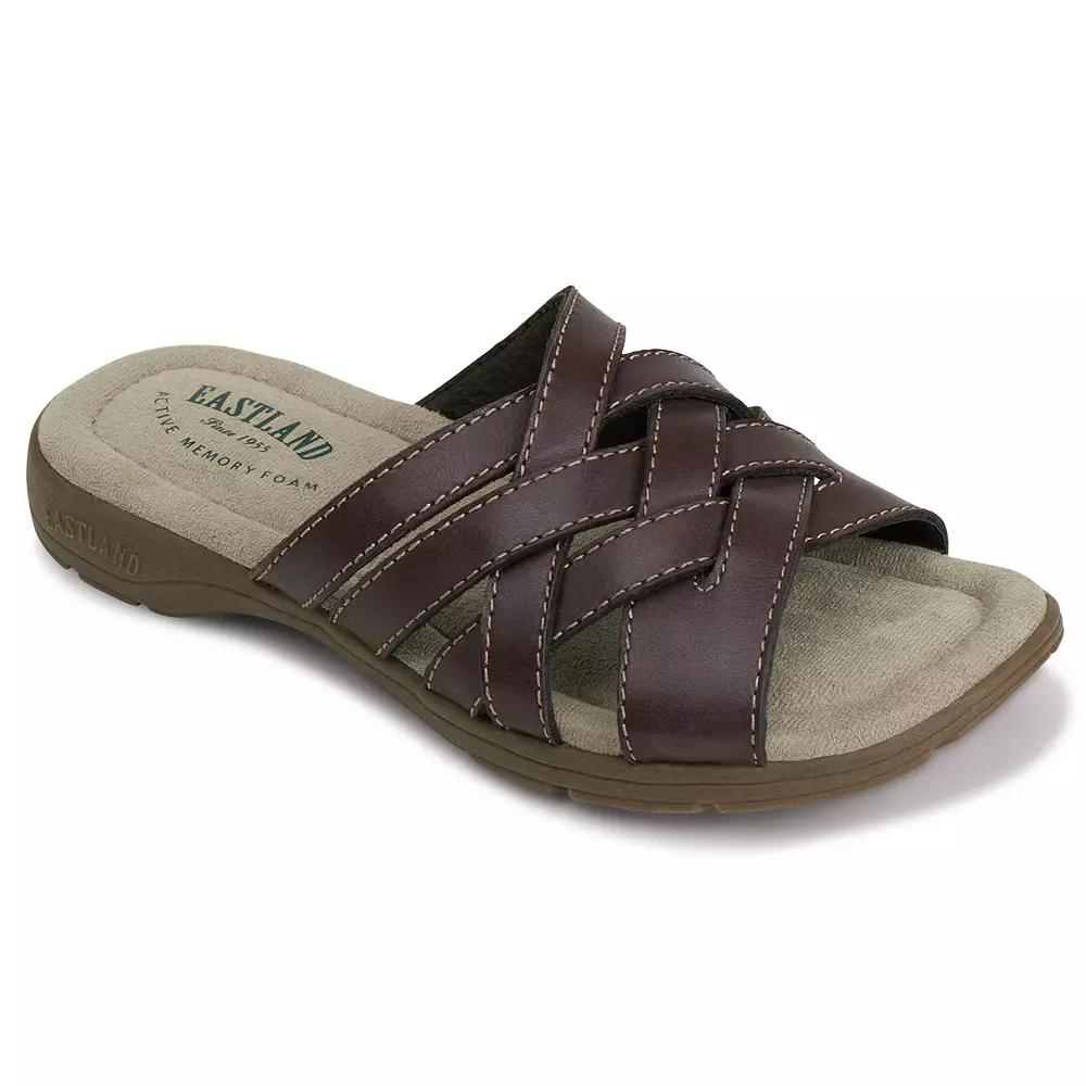 Eastland Hazel Women's Leather Slide Sandals,  Product Image