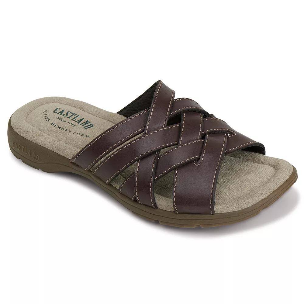Eastland Hazel Women's Leather Slide Sandals,  Product Image