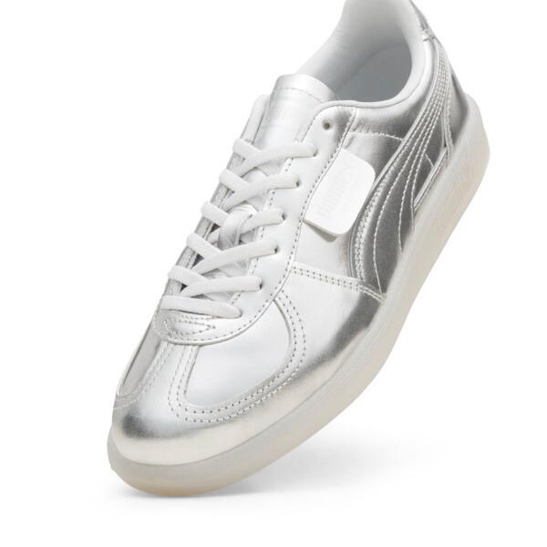 PUMA Palermo Chrome Women's Sneakers in Silver/Feather Grey Product Image