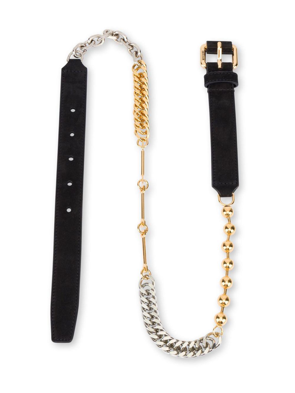 cuban chain leather belt  Product Image