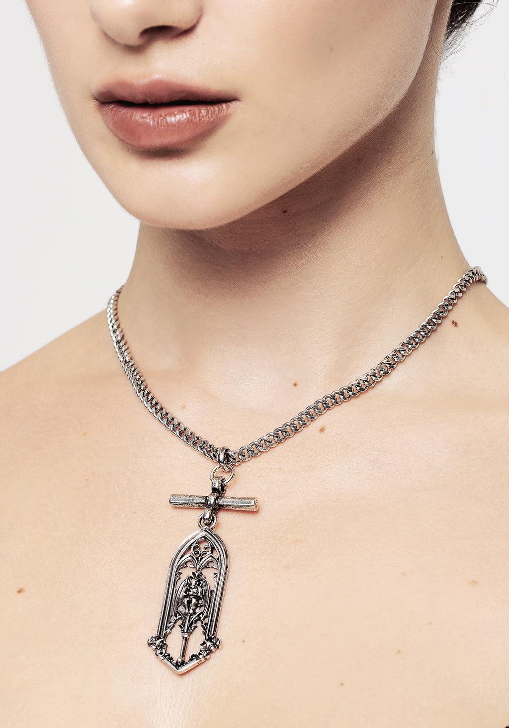 Gargoyle Gothic Pendant Necklace Product Image