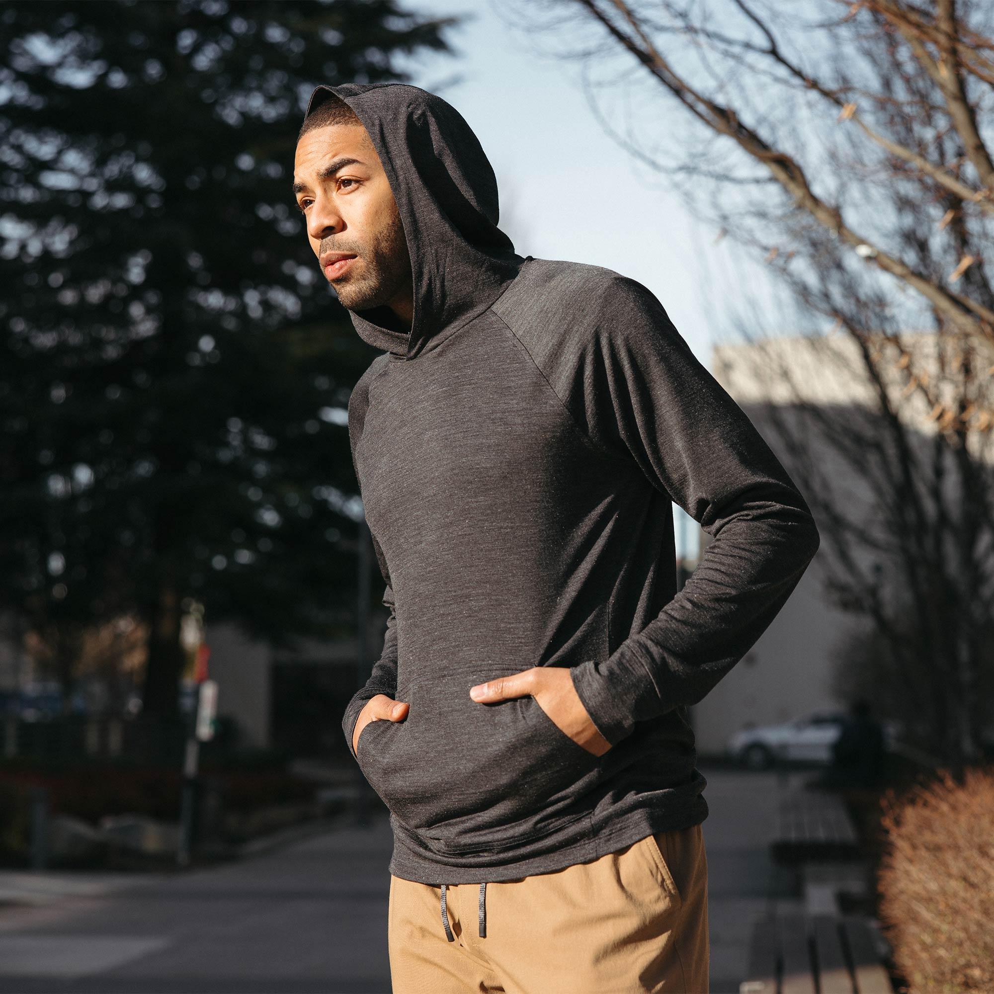 Merino Wool Stretch Tech Jogger | Cedarwood Product Image