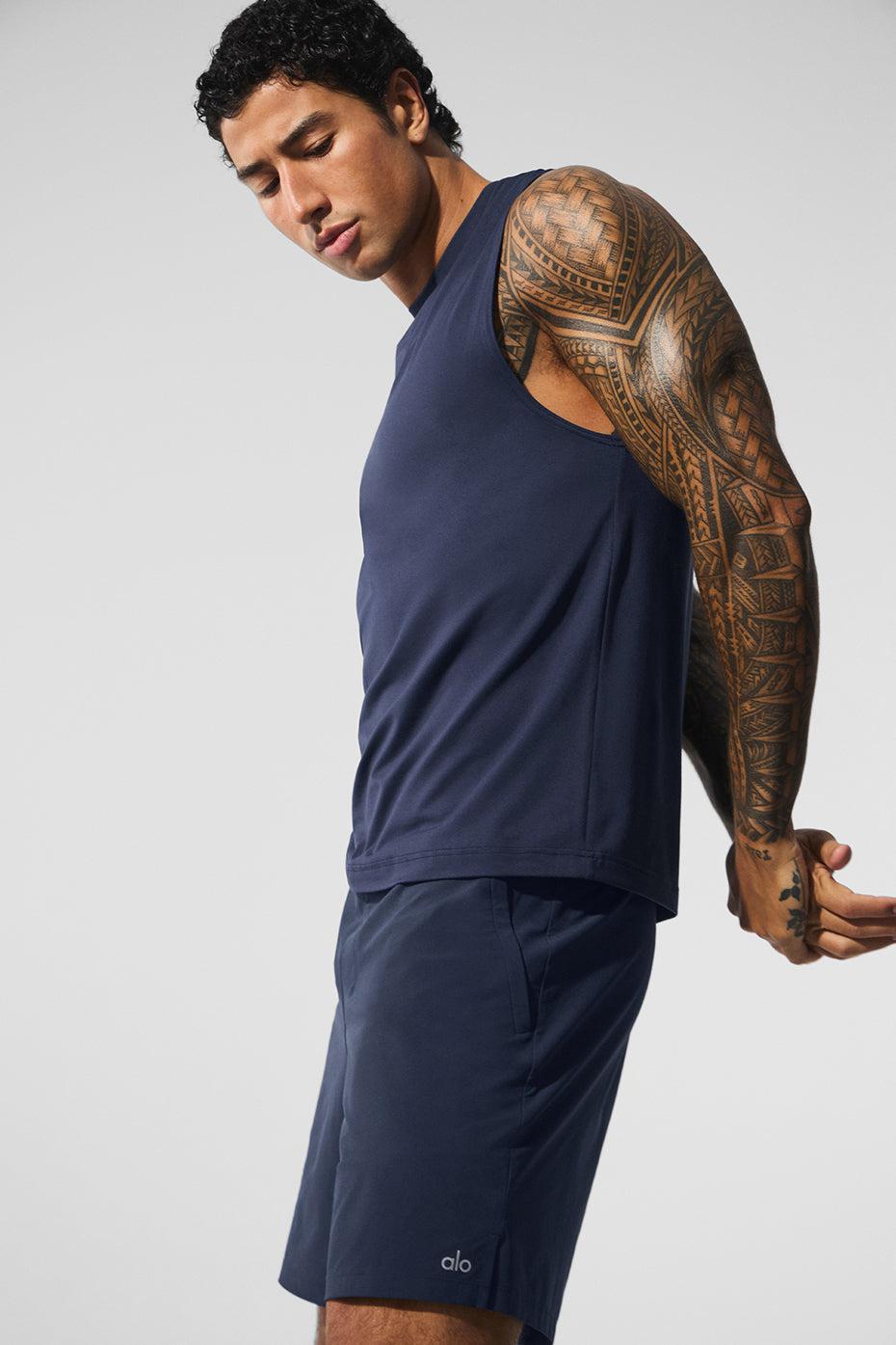 Conquer Muscle Tank - Navy Product Image