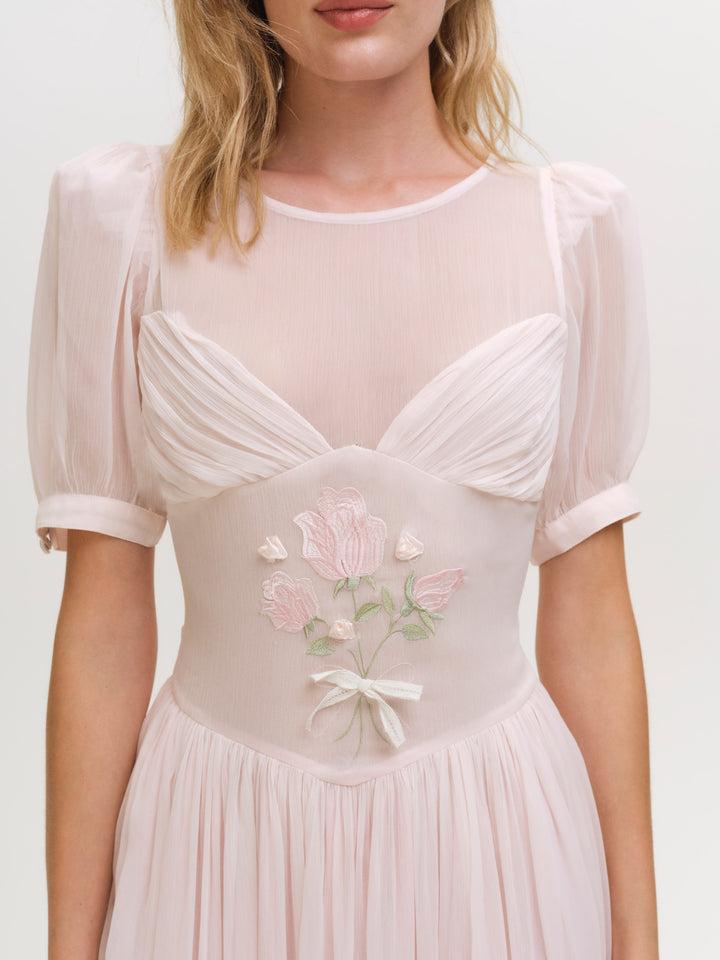 Rae Rose Maxi Dress — Pink Product Image